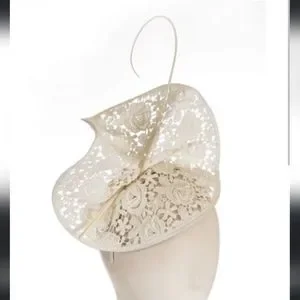 Giovannio Diana Off White Fascinator Diana Fascinator - Etsy main image 4